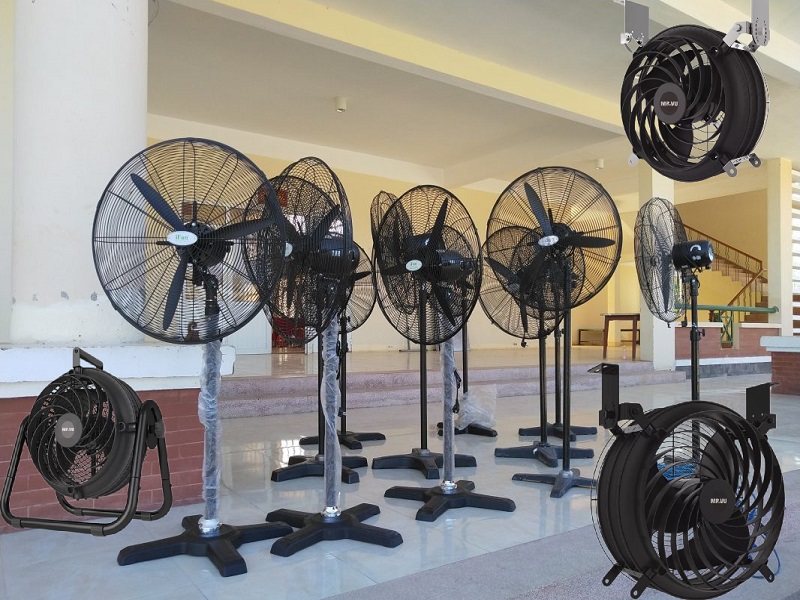 Tại MR. VU có đa dạng các mẫu mã, chủng loại quạt công nghiệp cho thuê.