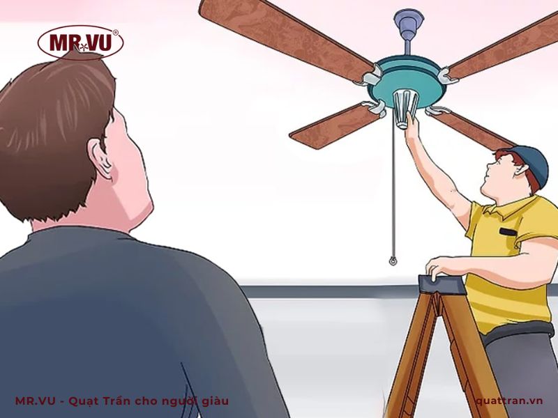 cách sửa quạt trần