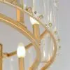 den-pha-le-cua-quat-moza Những tấm kính pha lê được chiếu sáng bởi các đèn led đui E14