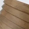 quạt lồng này Ganga có màu đen cát + lớp phủ veneer giả chuyển màu khắp thân quạt