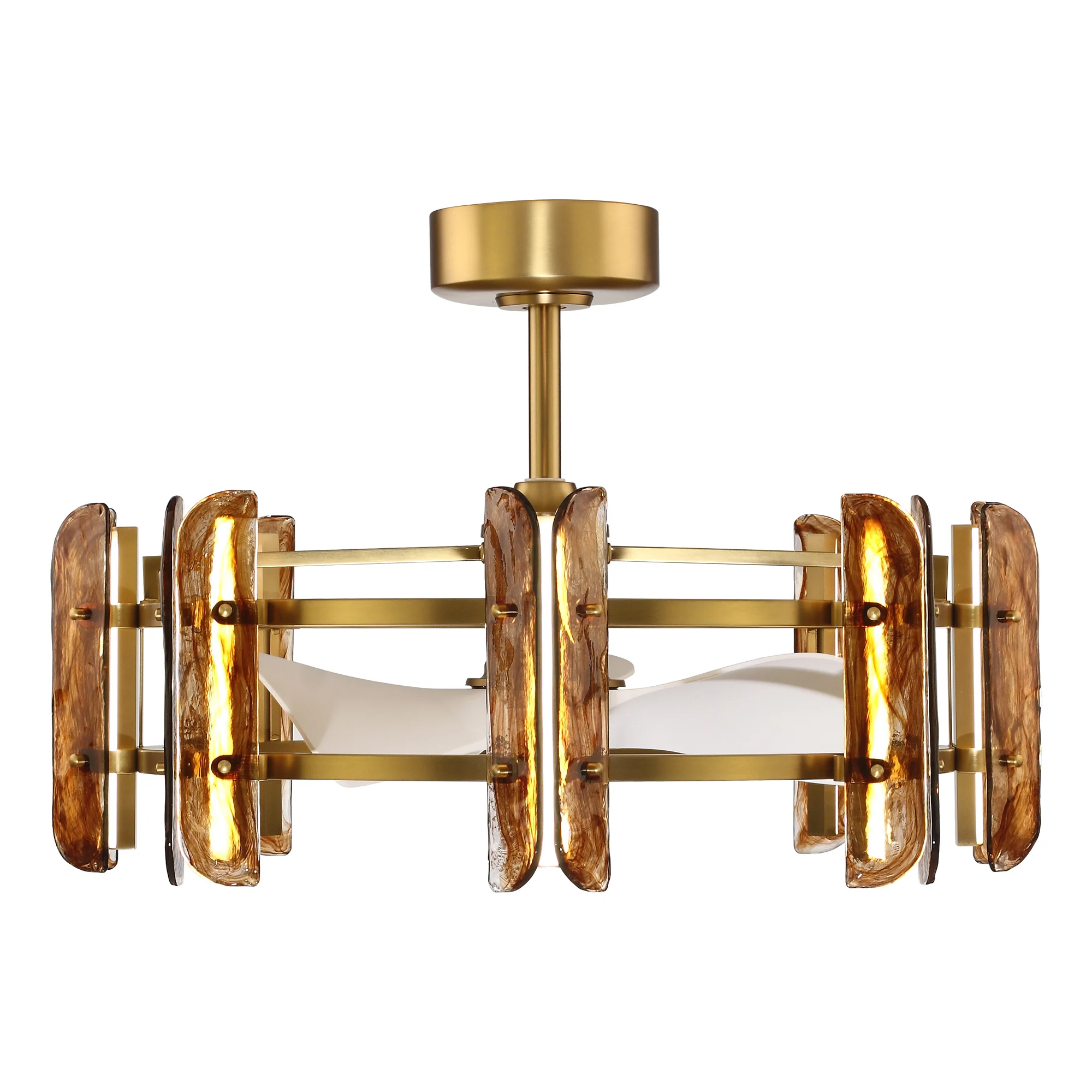 ngang-khi-bat-den-glass quạt Glass được thắp sáng bằng đèn led vòng công suất 46w