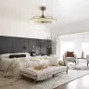 Mẫu quạt đèn chùm Pha lê đẳng cắp Eliza - Tôn Vinh không gian sống của bạn