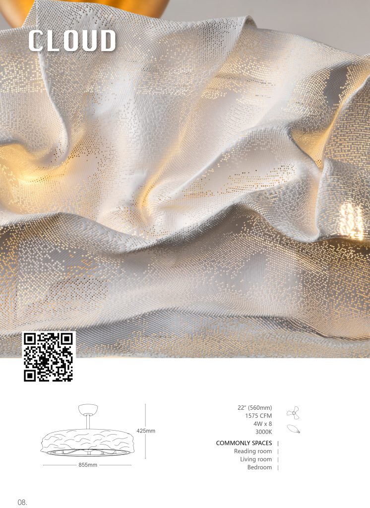 Quạt đèn ý tưởng đám mây - Clound