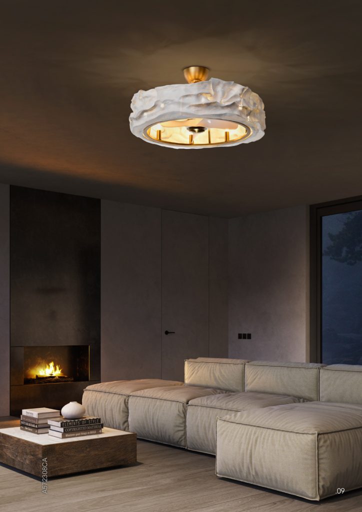 Quạt trần đèn ý tưởng đám mây - Clound