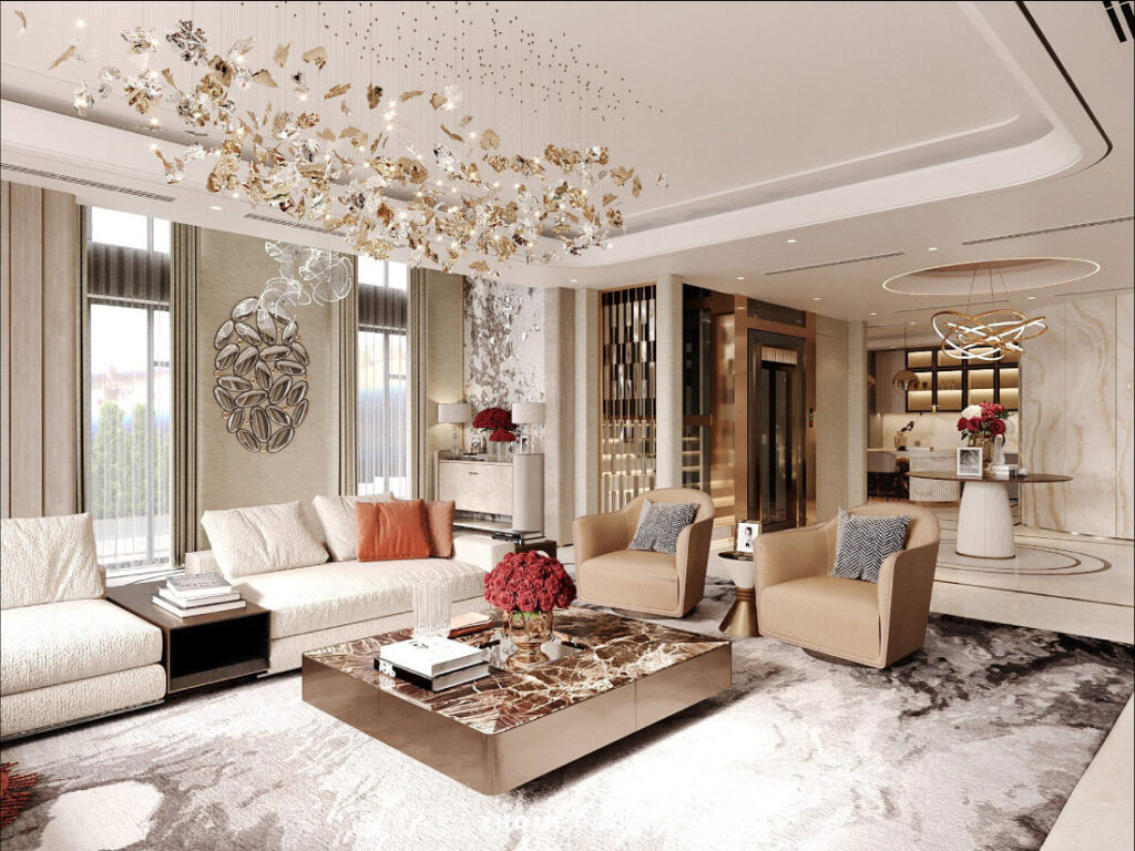 thiết kế nội thất phòng khách