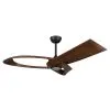 Quạt trần SORA màu Walnut - quạt trần trang trí gỗ nâu