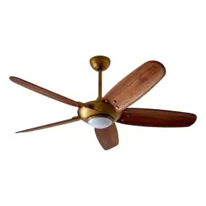 Quạt trần ROSE màu vàng Gold - quạt trần đèn trang trí