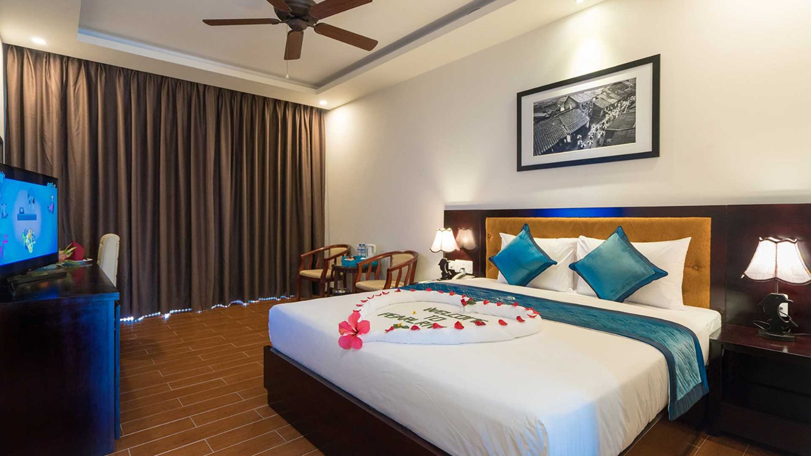 Quạt Mr.Vũ® Tại Pearl River Hoi An Hotel & Spa | Sang Trọng 15 Quạt trần cánh gỗ tại Pearl River Hoi An Hotel & Spa