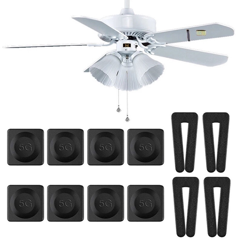 Hướng dẫn xử lý khi quạt bị lắc 5 Kẹp Cân Cánh Chống Rung Lắc Dành Cho Quạt Trần
